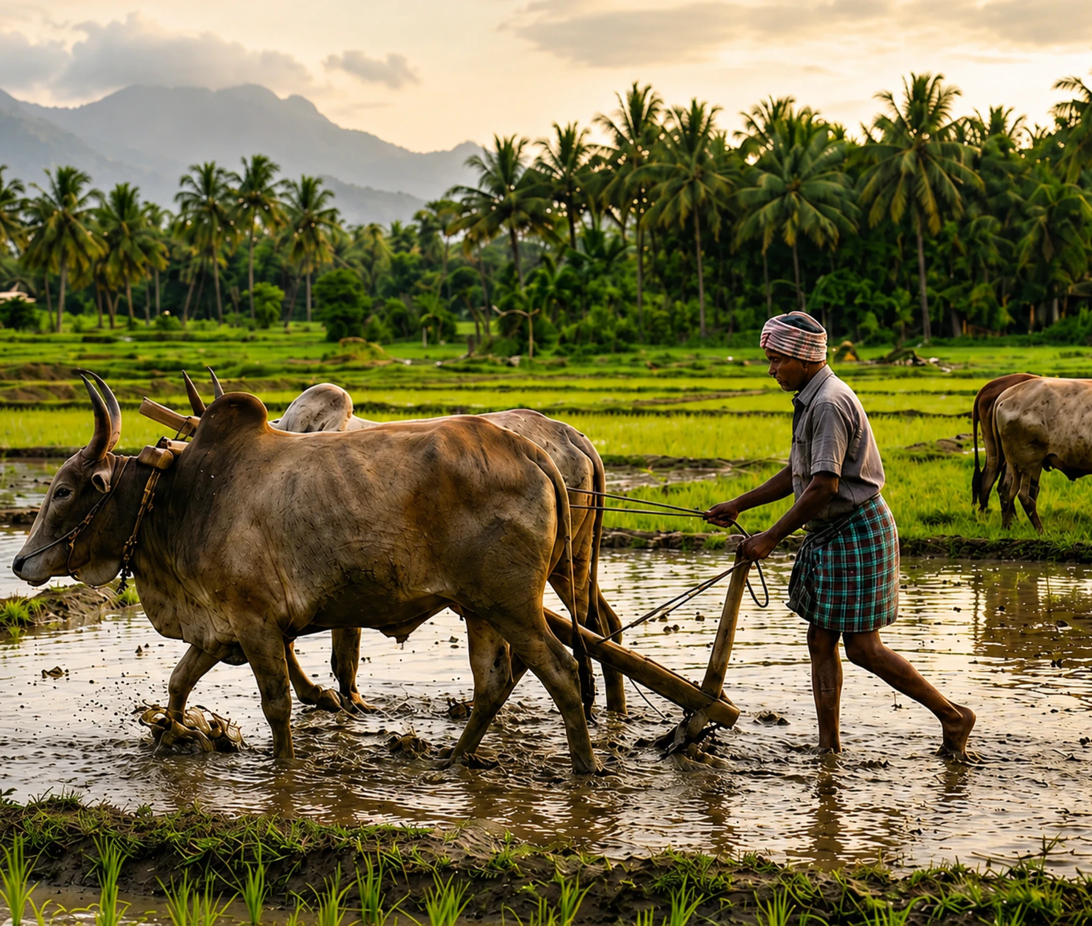 Traditional cattle-based farming practice