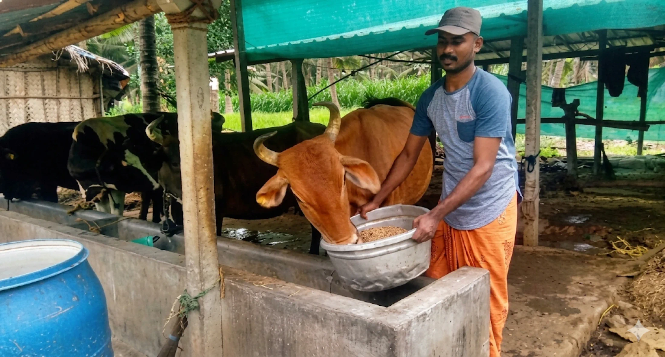Traditional cattle care